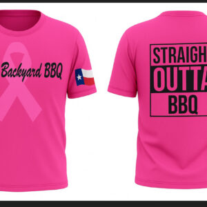 Straight Outta BBQ Pink Awareness Tee